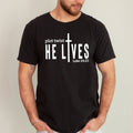 Plot Twist He Lives Christian Jesus Gospel Faith Saved Inspirational Message Comfort Colors Tee