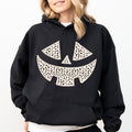 Polka Dot Jack-O-Lantern Dalmatian Pumpkin Halloween Trick Or Treat Witch Hoodie