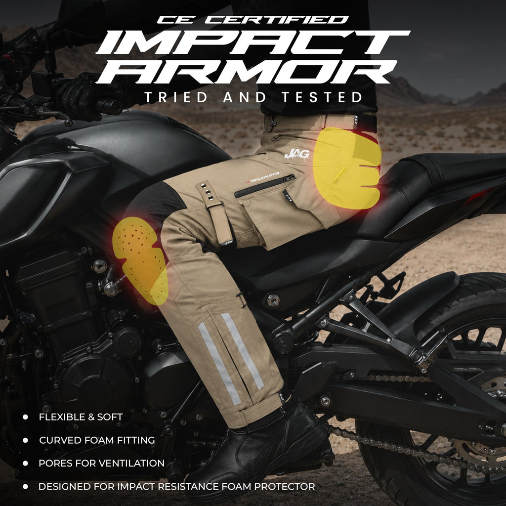 JAG Maverick Motorcycle Protective Pant - Black