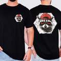 Rad Dad Raccoon Camouflage Artwork For Fathers And Guys Who Rock Everyday Dad Style Comfort Colors Tee