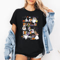 Reading Ghosts Bookish Library Spooky Halloween BookTok Lovers Limited Edition Graphic Tee