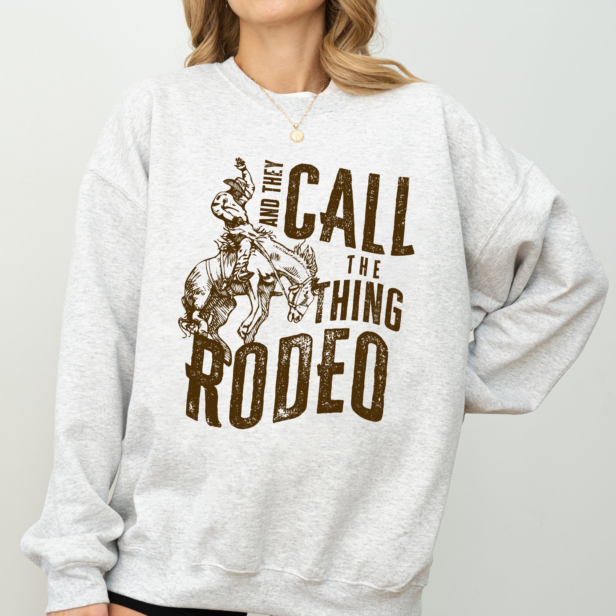 Rodeo Rider Bronco Bull Horse Cowboy Cowgirl Western Heritage Rodeo Spirit Collection Sweatshirt
