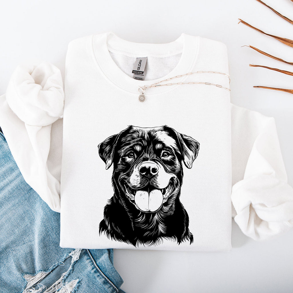 Rottweiler Lover Official Collection Premium Cotton Blend Dog Breed Enthusiast Sweatshirt
