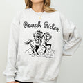 Rough Rider Rodeo Cowgirl Horse Bronco Cowboy Western Pride Heritage Graphic Sweatshirt