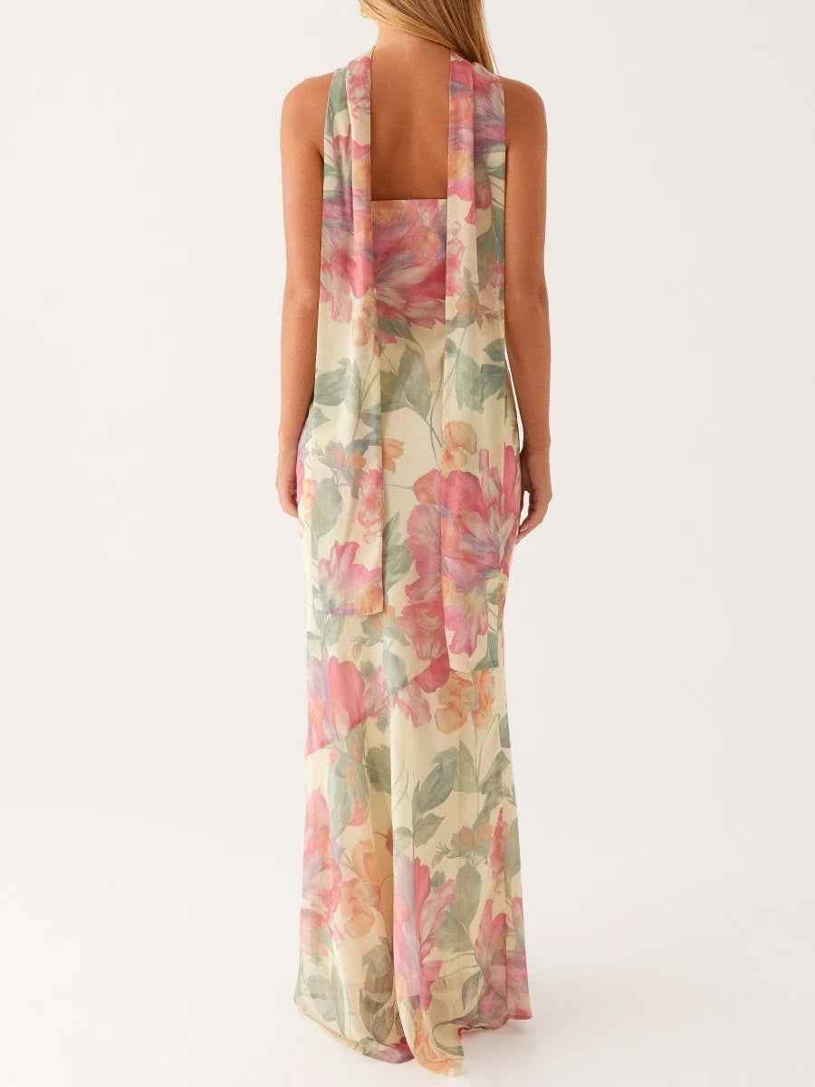 Women Long Bodycon Dress With Scarf Tube Maxi Dress Sexy Summer Strapless Dresses Off Shoulder Sundress Evening Vestidos