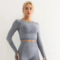 Seamless Yoga Crop Top for Women