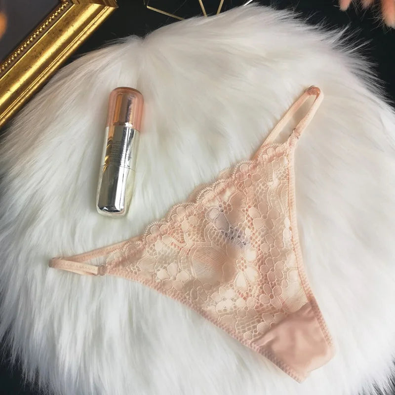 Lace G string Sexy Panties Women Underwear Briefs Hollow Out Thong High Quality Transparent Underpants Lingerie Girls Intimates