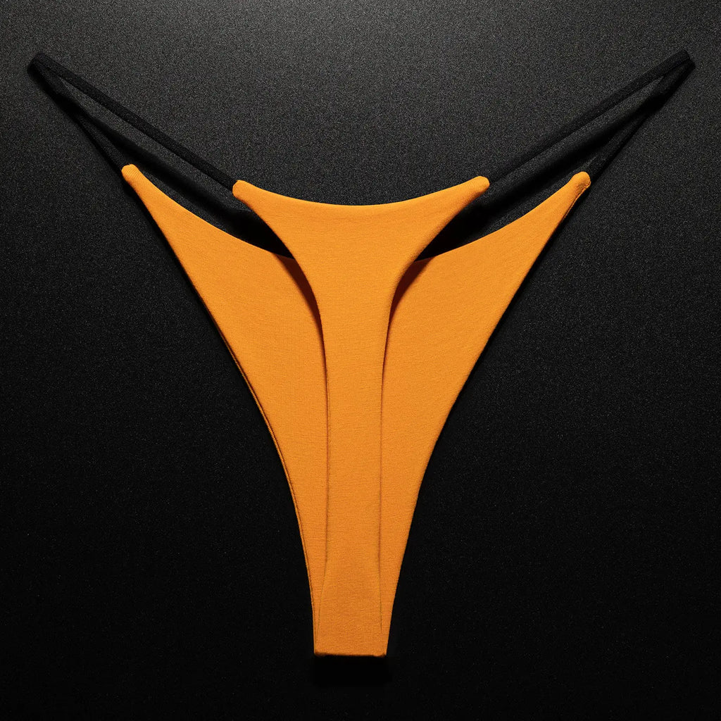 Low Waist Cotton Thong Women Panties Sexy Briefs T-back Bikini Underwear Seamless G String Sports Female Lingerie Size S-XXL