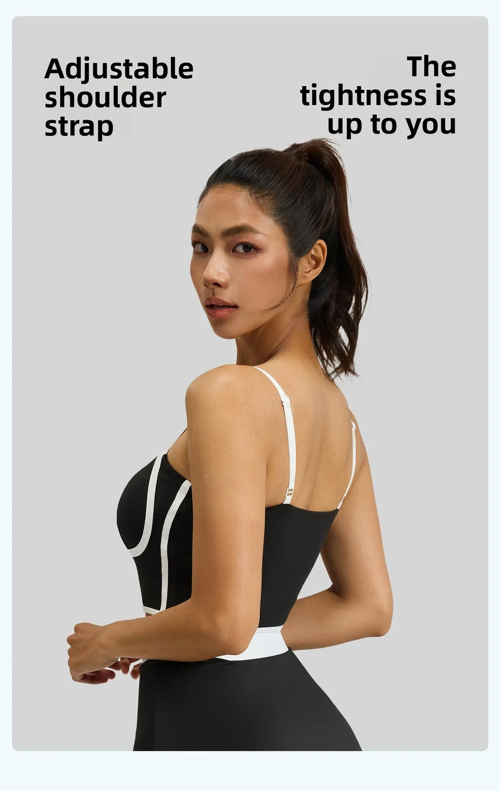 Summer Hot Sale Solid Color Women Fitness Bra Tights Yoga Vest High Strength Shockproof Gym Sports Top Push Up with Chest Pad