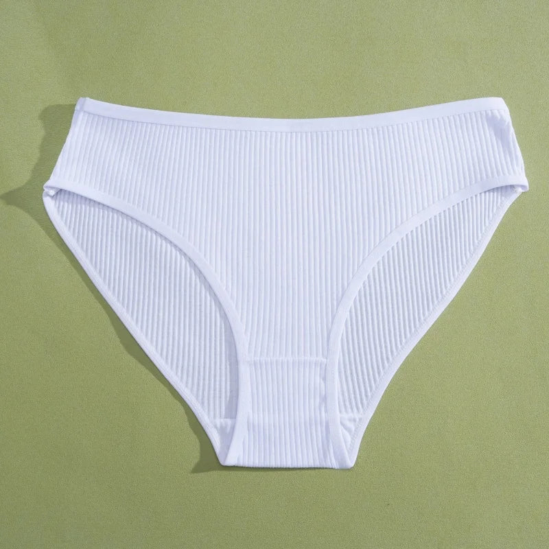 Women's Seamless Cotton Briefs Women Panties Solid Color Breathable Underwear Female Low Waist Soft Lingerie S-XXL
