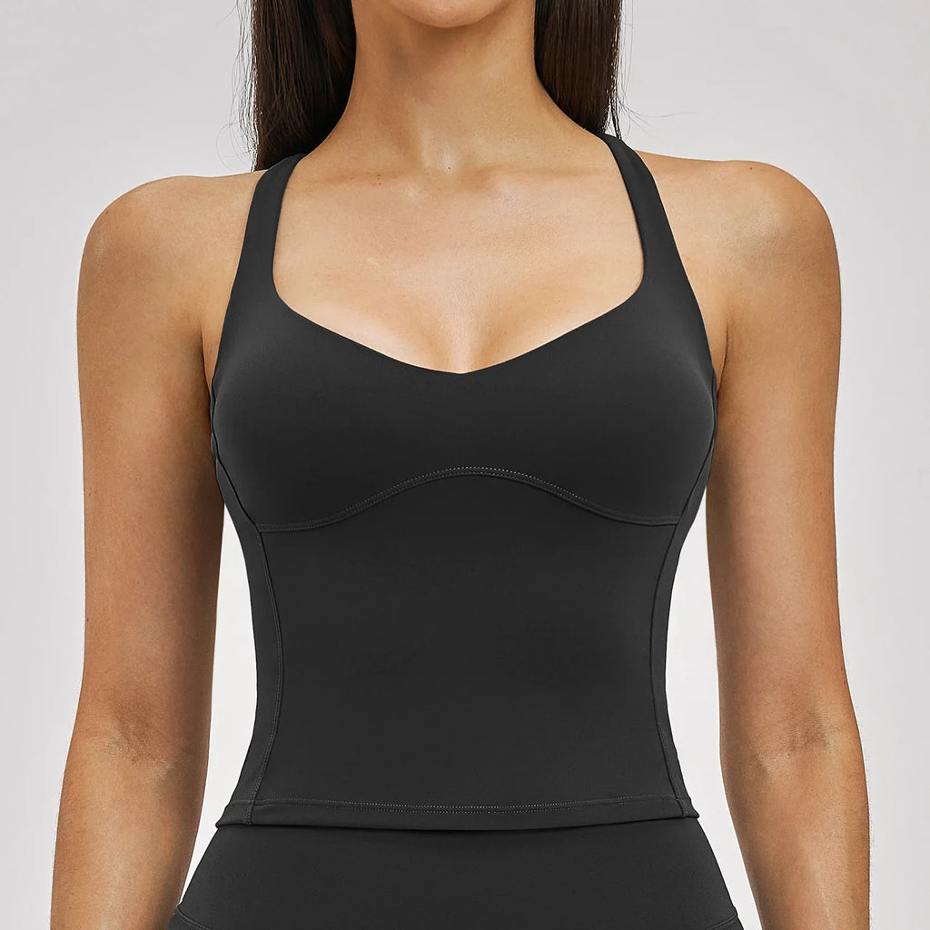 Sexy Fitness Yoga Bra Workout Top Gym Underwear Push Up High Strength Sports Bra Athletic Sport Bra Women Backless Yoga Crop Top