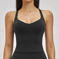 Sexy Fitness Yoga Bra Workout Top Gym Underwear Push Up High Strength Sports Bra Athletic Sport Bra Women Backless Yoga Crop Top
