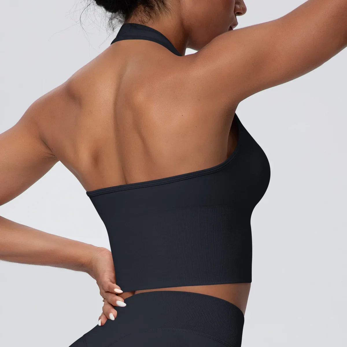 Gym Tops Women Halter Top Gym Vest Woman Sexy Backless Push Up Sport Bras Running Vest Workout Tops Activewear Yoga Fitness Vest