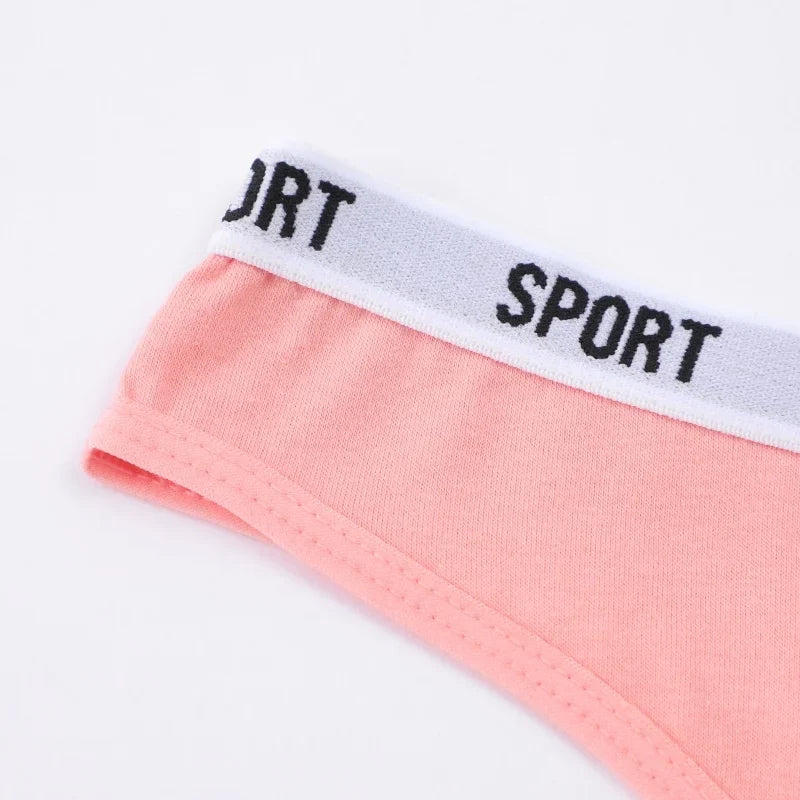 5Pcs/Set Women Thongs Cotton Panties Plus Zise Underwear Sexy G-String Low Waist Briefs Underpants Comfortable Lingerie S-XL