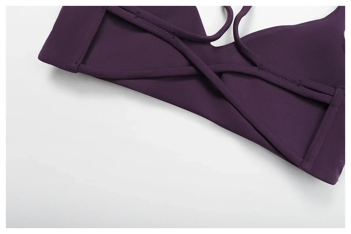 Hearuisavy Women's Running Comfort 2Pcs Sports Pants Set High Waist Push Up Workour Sportswear Casual Cycling Jogging Yoga Bras