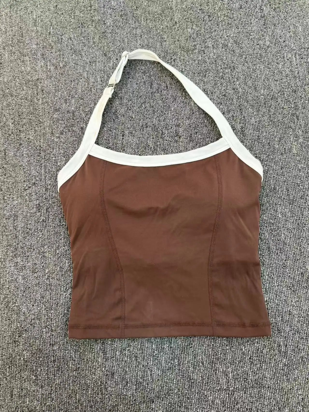 Hanging Neck Top Women Sports Bra Push Up Fitness Yoga Bra Color Blocked Underwear Gym Sport Tops Women Running Vest Bralette