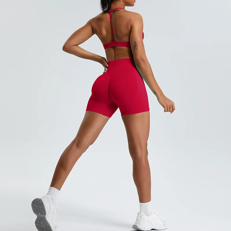Women Sports Underwear High Support Sports Top Push Up Yoga Bra Gym Crop Top Fitness Workout Bra Running Brassiere Sportswear