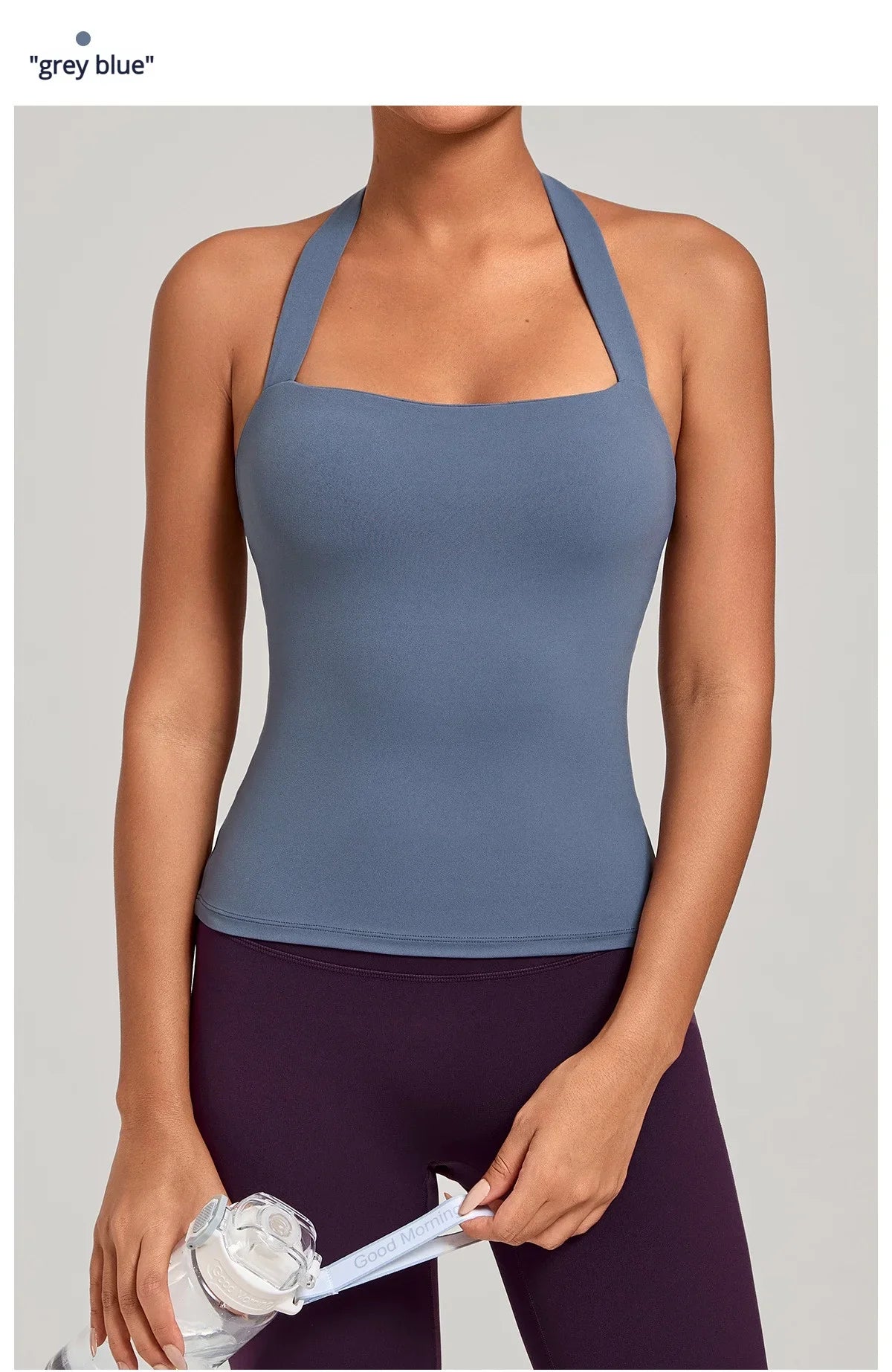 Sports Yeautifulback Breathoga Vest Neck Hanging Detachable Chest Pad Women Bra High Elasticity Slim Bable Running Sports Vest