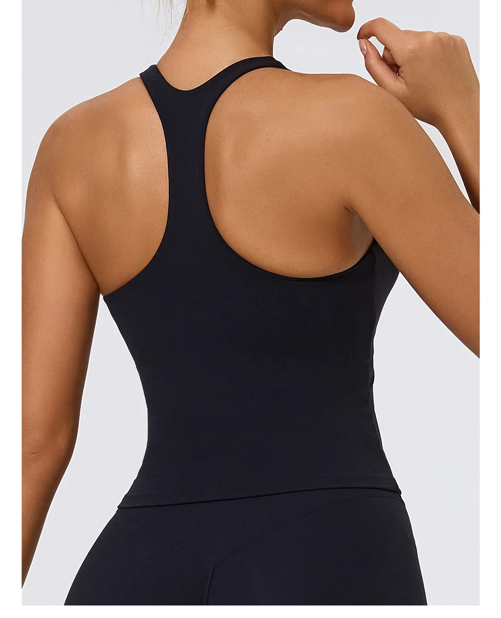 Hearuisavy Summer Woman Sports Vest I-Back Strap Design Gym Sportswear Breathable Quick Dry Fitness Tank Top Running Yoga Top