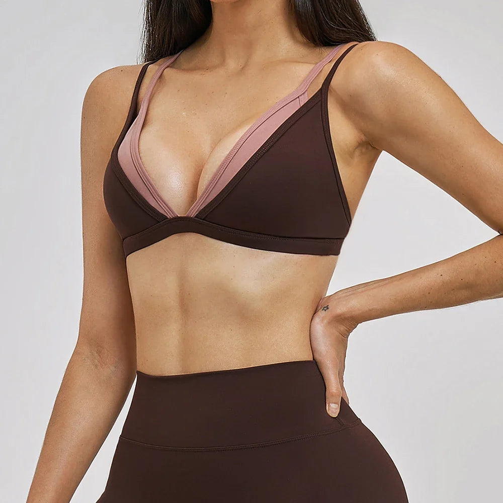 Sexy Sports Bra Women Gym Top Running Backless Yoga Bra Breathable Workout Sport Underwear Women Fitness Bra Push Up Workout Top