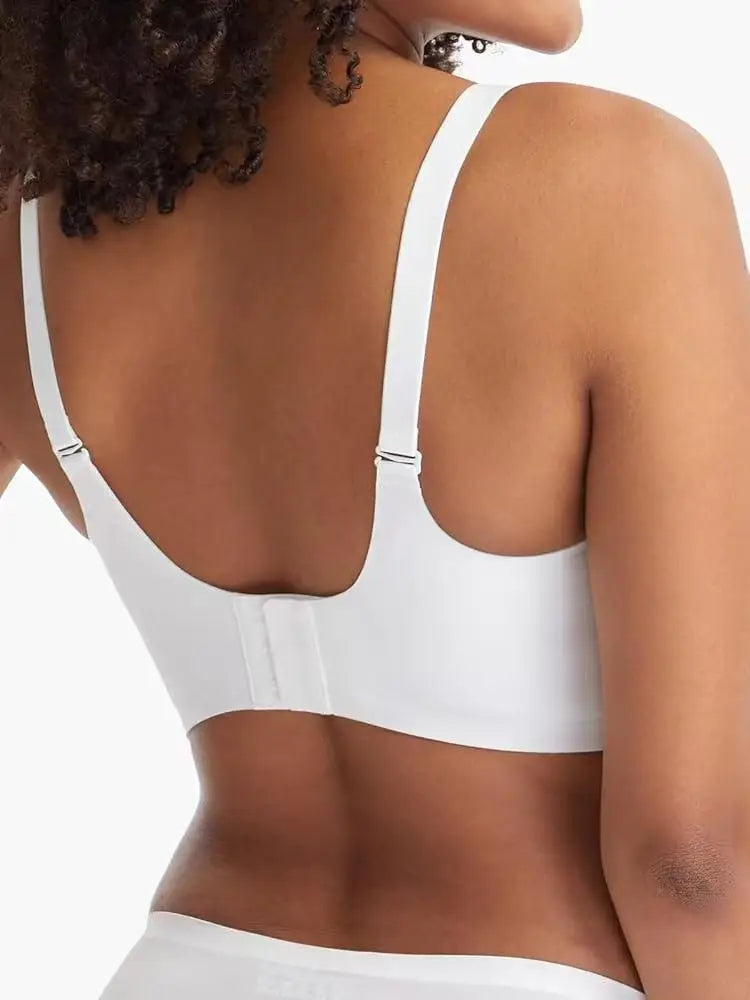 Plus-size Jelly-like Wire-free Bra Thin Molded Cups with A Wire-free Design Comfortable and Breathable Underwear Push Up