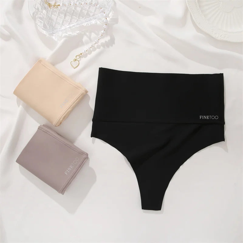 Women Seamless Bodysuit Bikini High WaistShapewear Tummy Control T-Back Thongs Female Slimming Waist Trainer Underwear G-string
