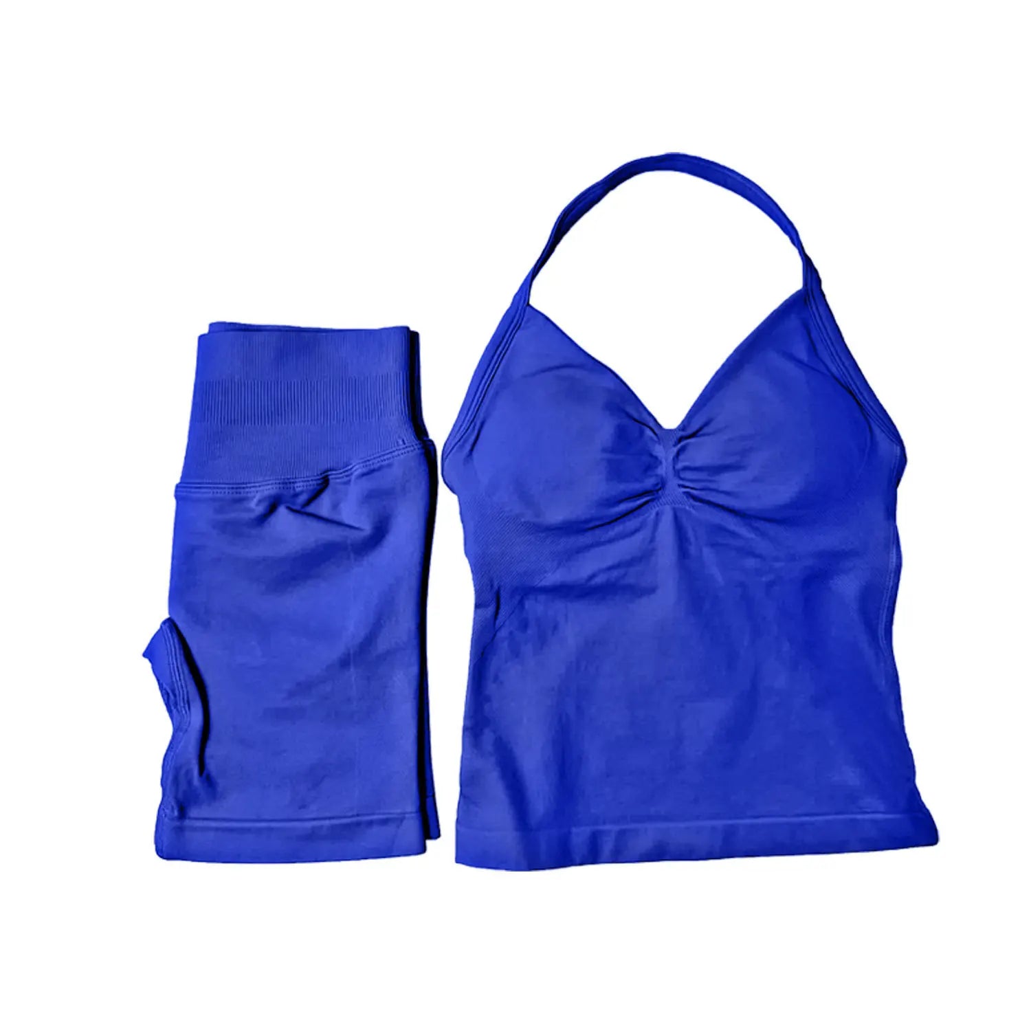 NCLAGEN Yoga Sets Women Gym Clothes ongline Strappy Top Shorts Activewear Sports 2 Piece Fitness Suit Running Workout Sportwear