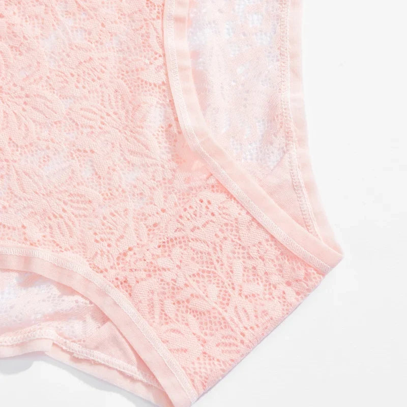 1Pc Sexy Floral Lace Underwire Bras Panties Sets Hollow Out See-Through Romantic Lingerie Underwear Sexy Women Panties S-XL