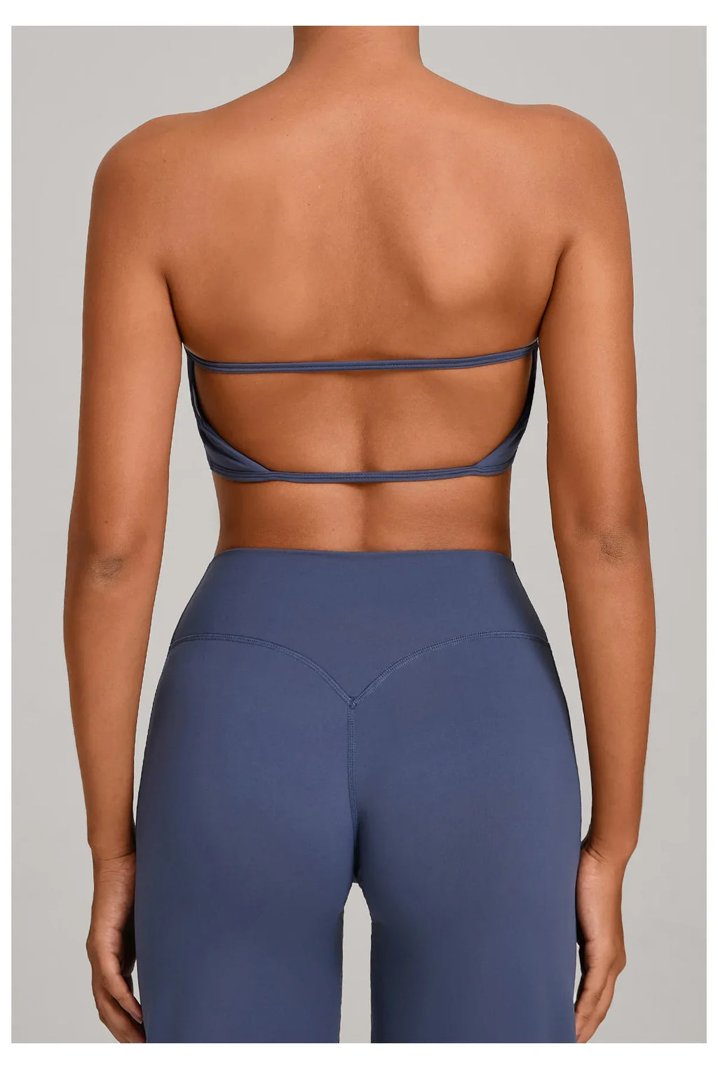 Women Strapless Sports Bra Gym Top Quick-Drying Yoga Clothes Women Tube Top Fitness Chest Wrap Underwear Workout Bra Female