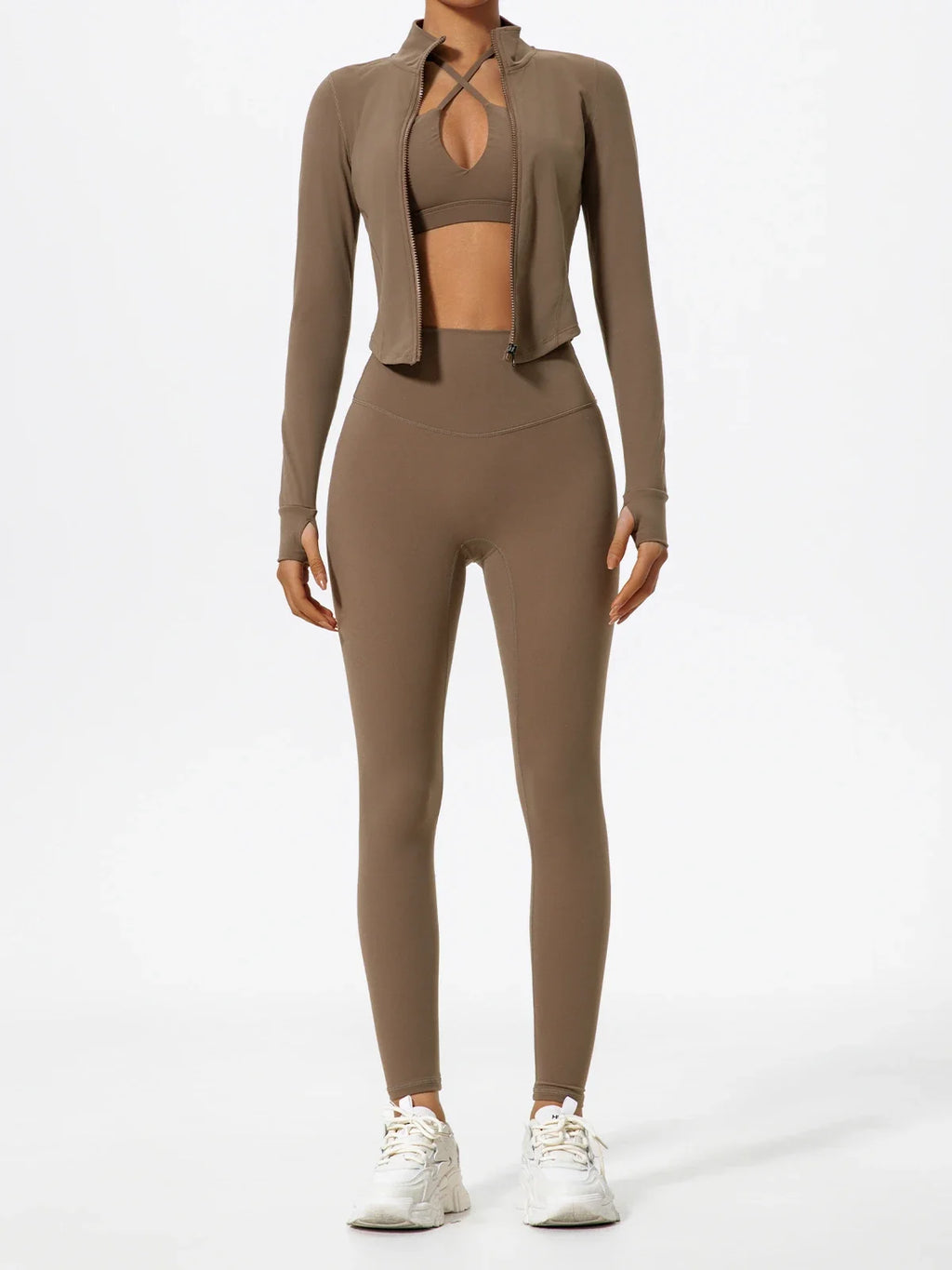 Hearuisavy Summer Ultra-Soft Fabrics Tight Sports Jackets Women Zipper Gym Yoga Clothes Female Quick-Dry Long Sleeve Sportswear