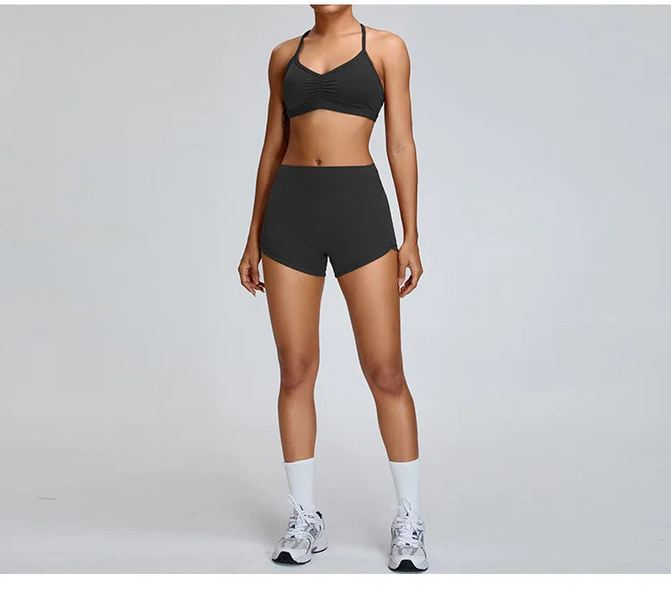 Yoga Shorts Buttock Lift Scrunch Fitness Shorts Gym Legging Cycling Slim Fit Workout Shorts Women High Waist Sports Shorts Women