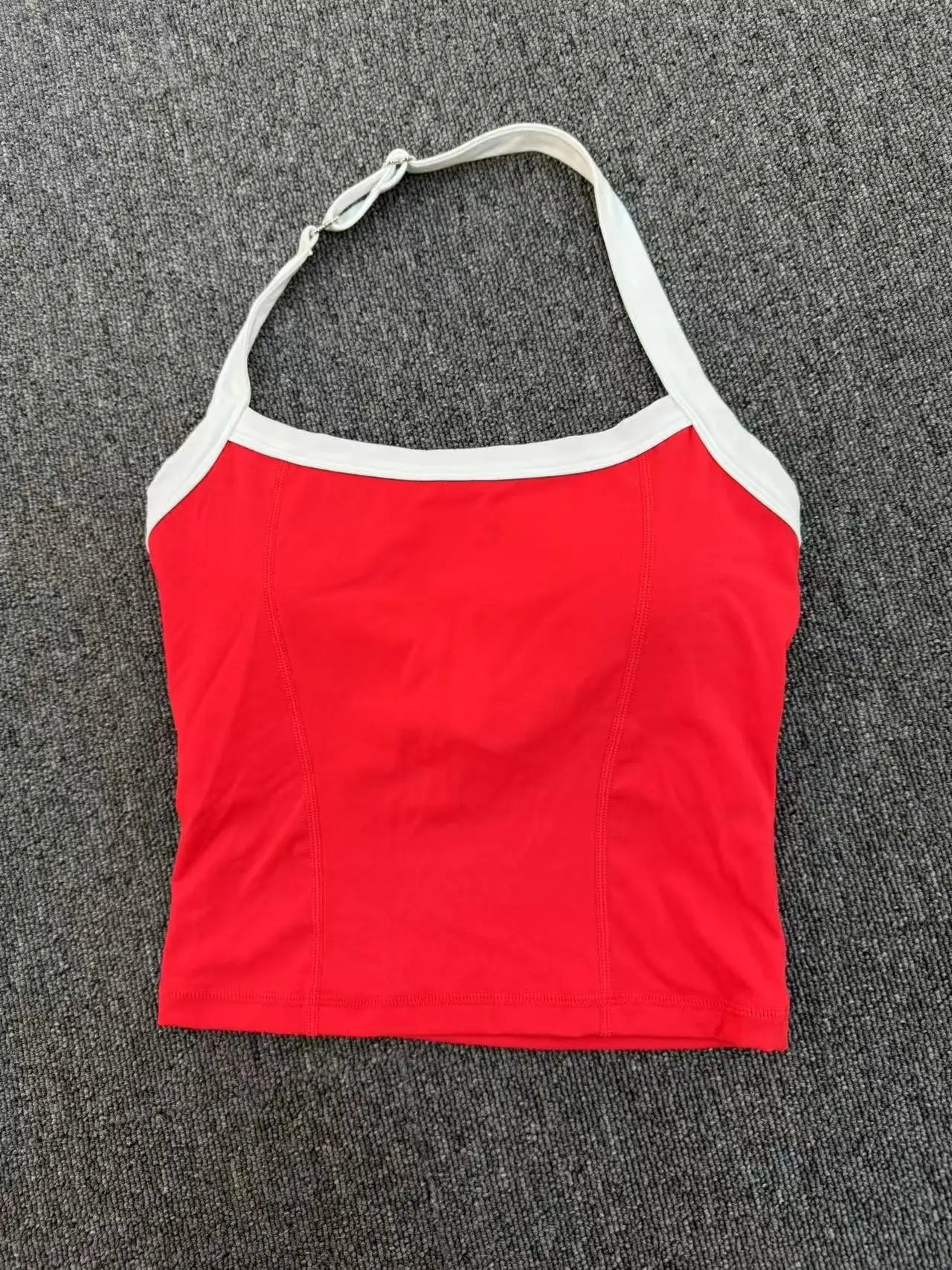 Hanging Neck Top Women Sports Bra Push Up Fitness Yoga Bra Color Blocked Underwear Gym Sport Tops Women Running Vest Bralette