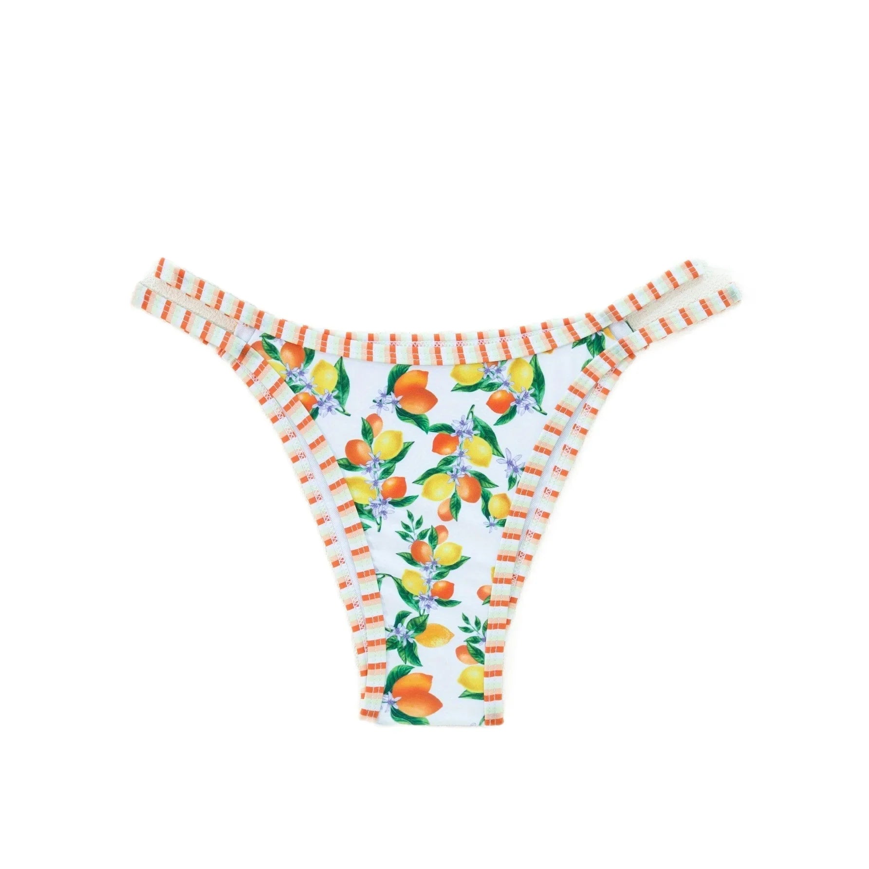 2026 Sexy Orange Print Micro Bikini Women Double Strap Push Up Bra Hollow Out Thong Swimsuit Beach Bathing Suit Holiday Swimwear