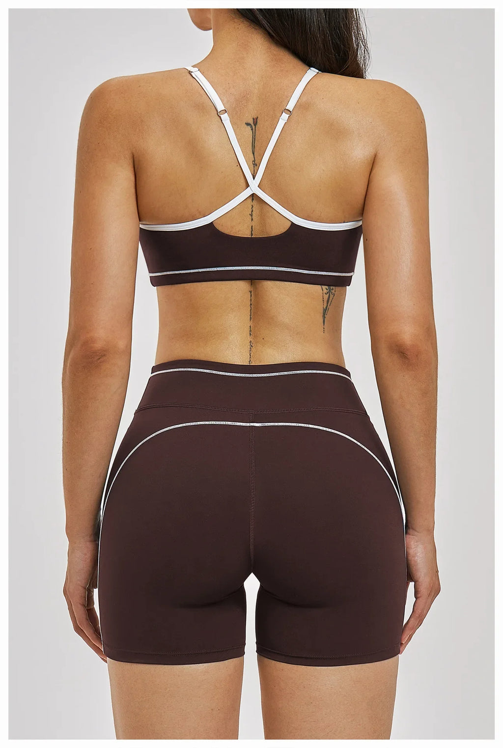 Yoga Bra U-Shaped Adjustable Shoulder Strap Cross Back Women Fitness Sports Bra Top Gym Yoga Athletic Tight Workout Jog Soft Pad