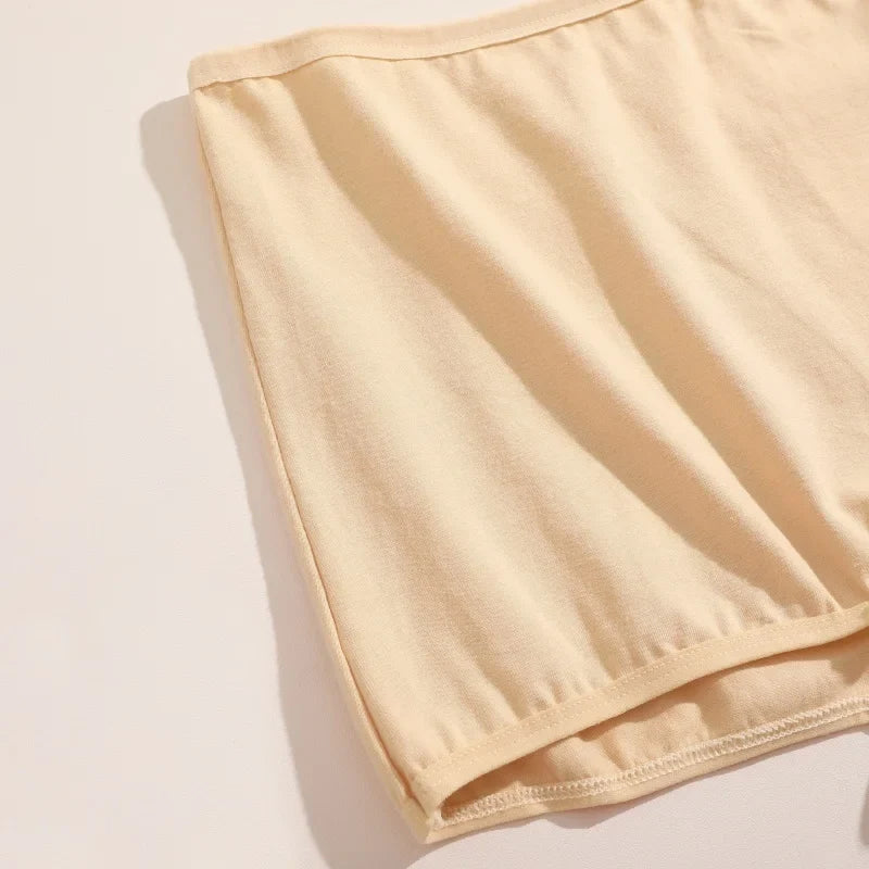 3PCS/SET Women Panties Cotton Seamless High waist Boxer shorts Female Solid Color Briefs Cozy Lingerie Intimate Underpants XS-XL