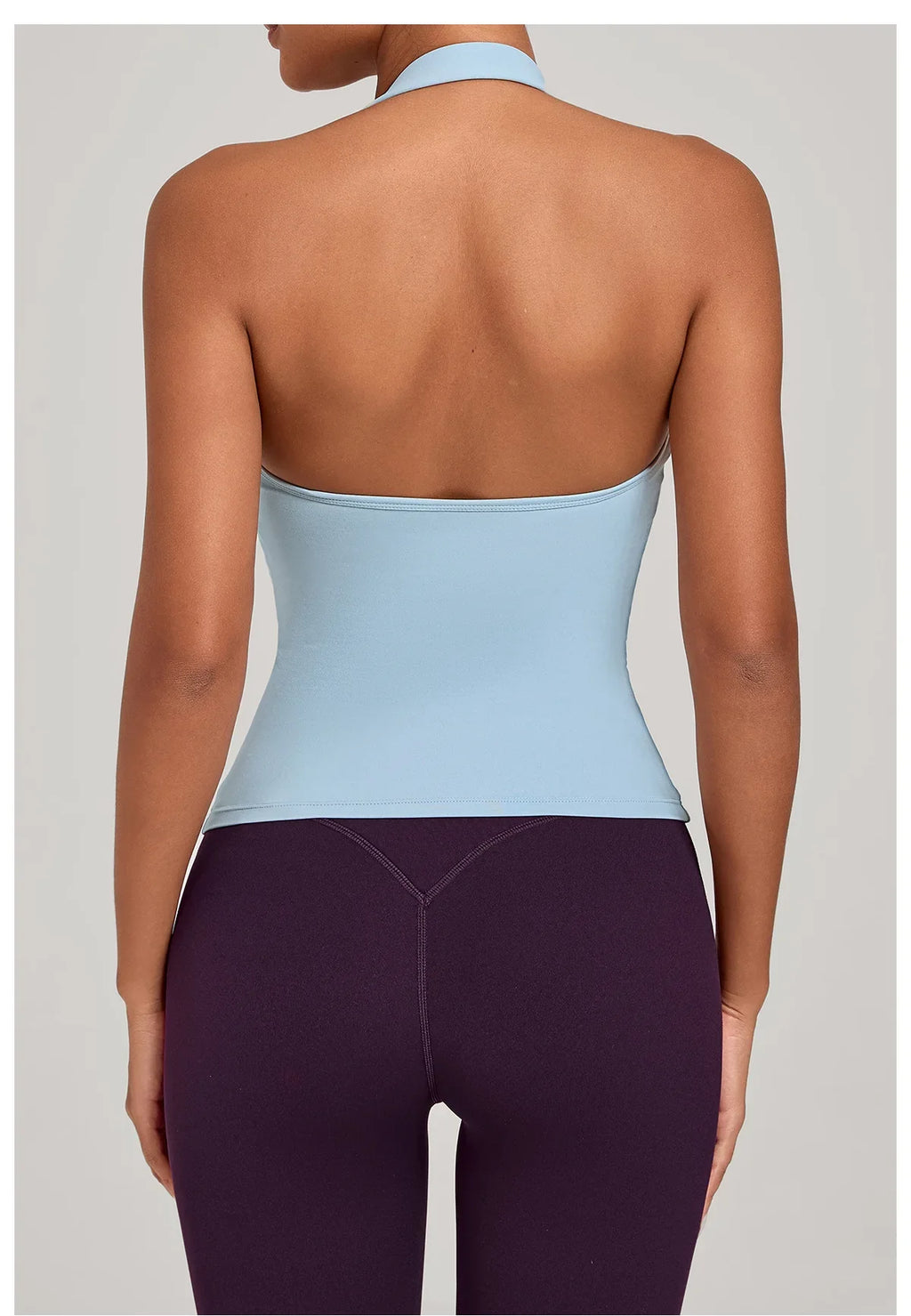 Sports Yeautifulback Breathoga Vest Neck Hanging Detachable Chest Pad Women Bra High Elasticity Slim Bable Running Sports Vest