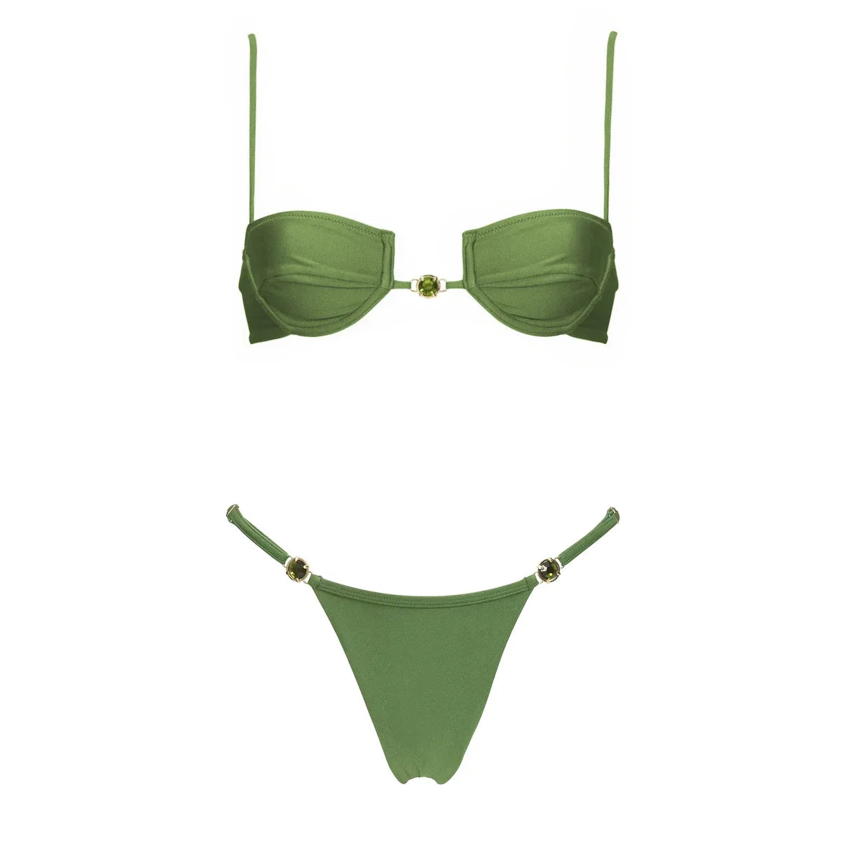Shiny Diamond Bikini Set Sexy Women Swimsuit Push Up Swimwear Female Bandeau Biquini Halter Bathing Suit Blue Bodysuit Beachwear