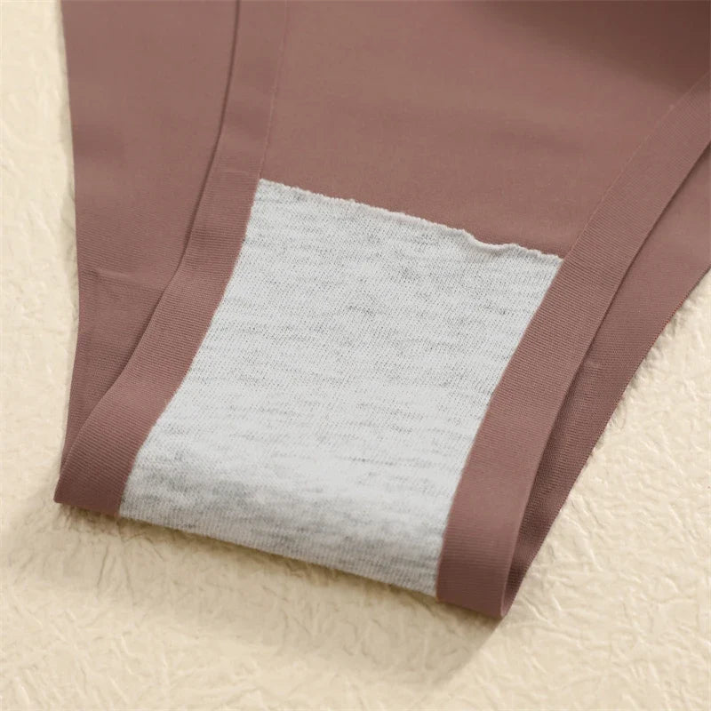 10Pcs/Set Seamless Thong Women Thin Strap Low Waist High Flexibility Panties Underwear Ladies Briefs T-back Comfortable Women