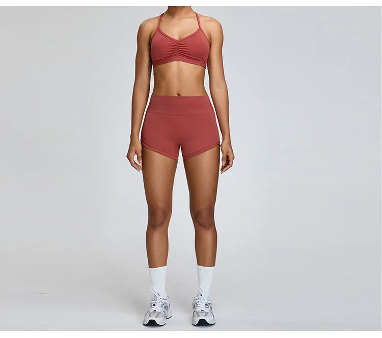 Yoga Shorts Buttock Lift Scrunch Fitness Shorts Gym Legging Cycling Slim Fit Workout Shorts Women High Waist Sports Shorts Women