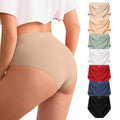 7PCS/Set Women High Waist Seamless Underwear Breathable Comfort Briefs S-2XL