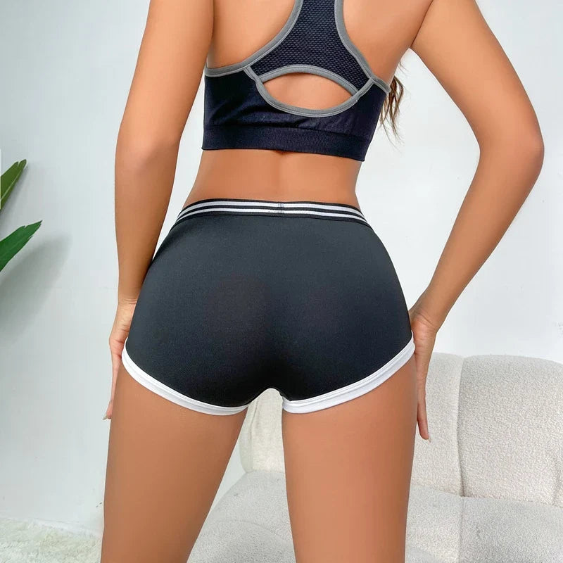 Fashions Women High Waist Butt Lift Sports Short Pants High Stretch Breathable Yoga Shorts Fitness Running Athletic Tights