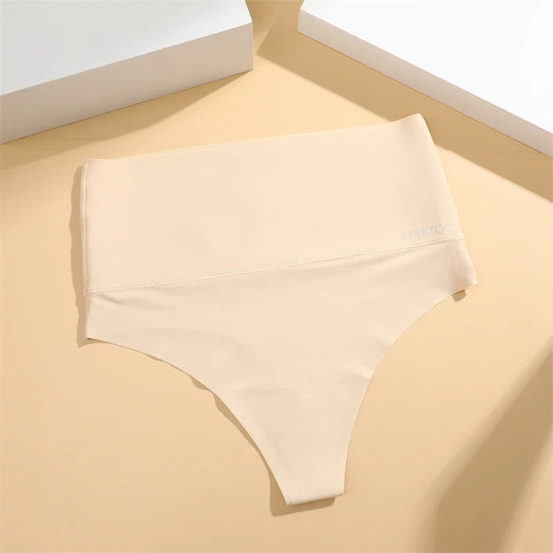 Women Seamless Bodysuit Bikini High WaistShapewear Tummy Control T-Back Thongs Female Slimming Waist Trainer Underwear G-string