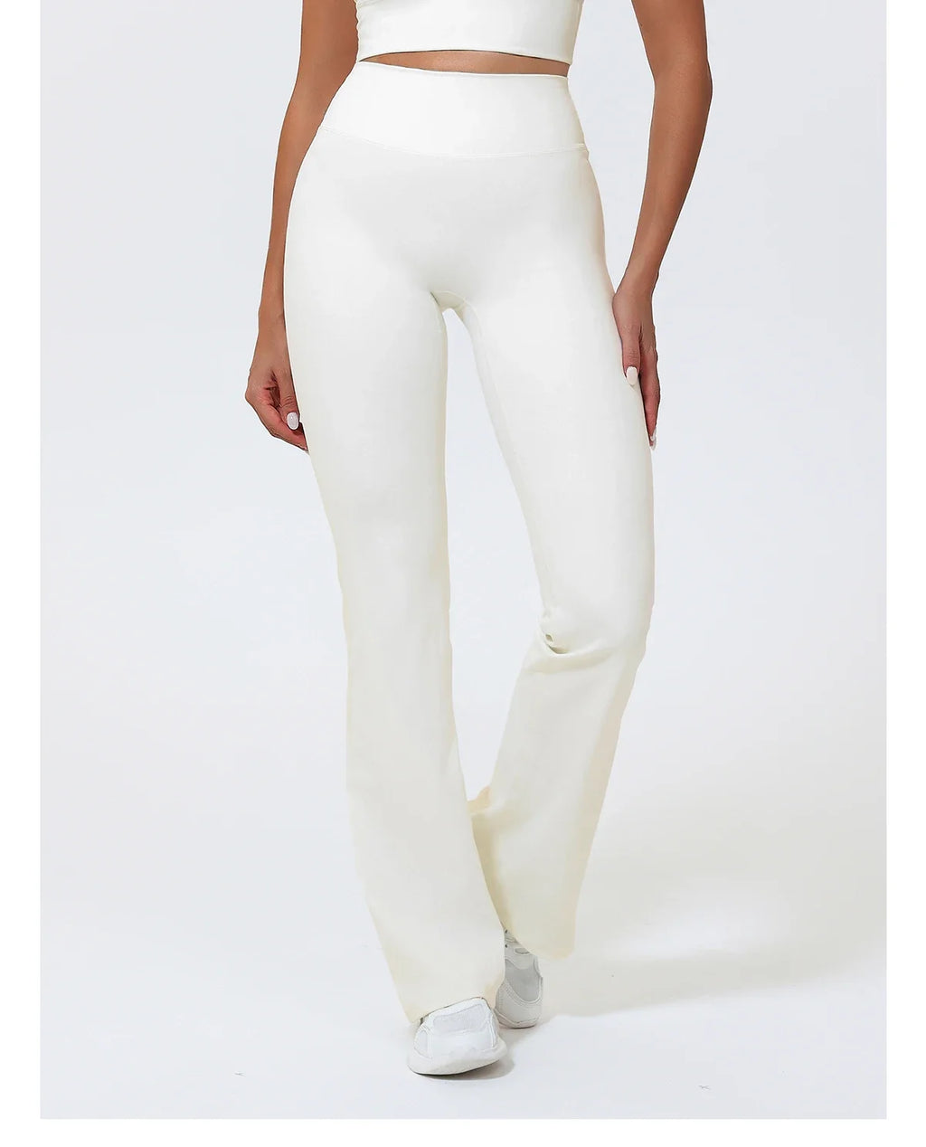 Hearuisavy Summer Woman Workout Flared Pants Leggings Pilates Fitness Trousers High Waist Butt Lifting Yoga Bell-Bottom Pants
