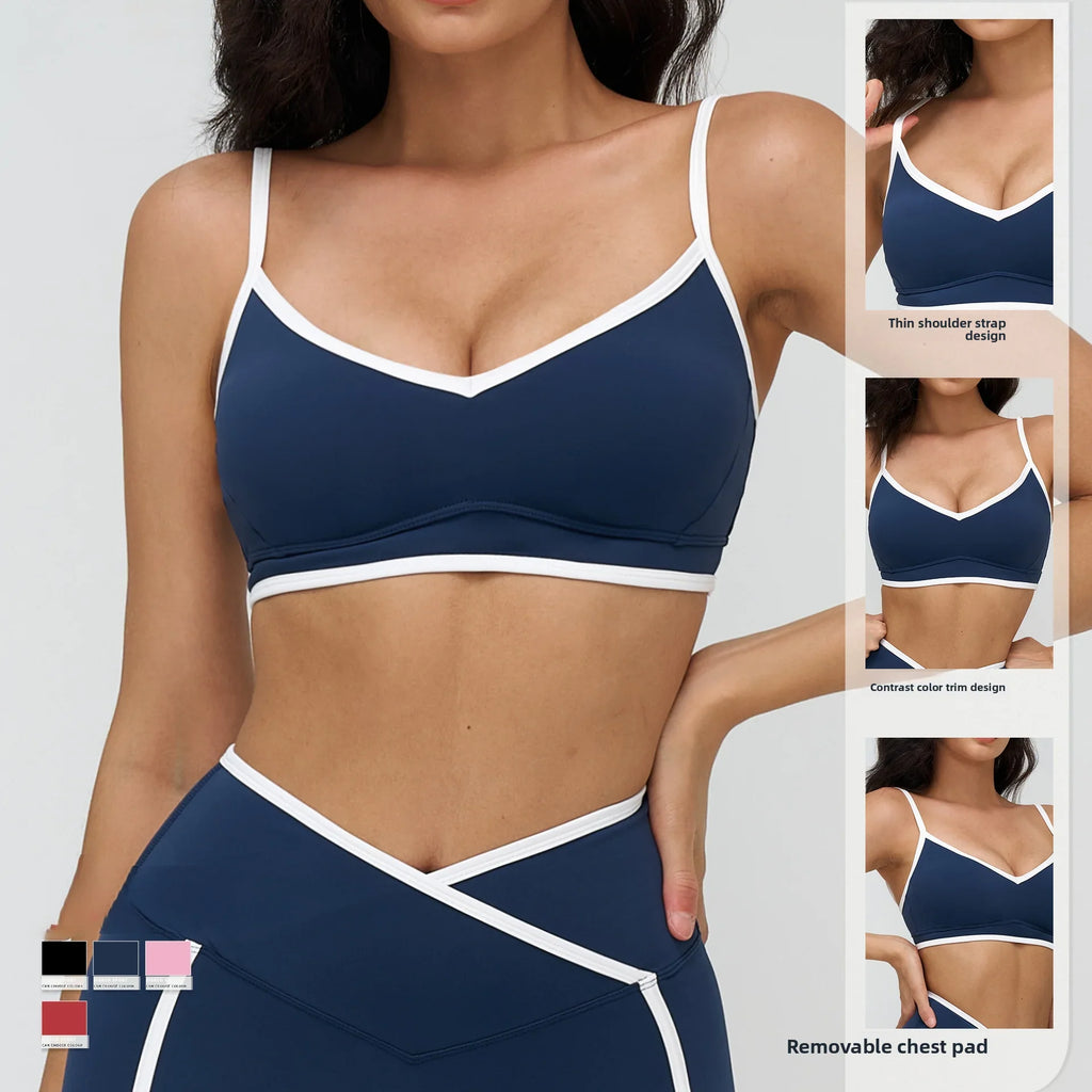 Beautiful Back Fitness Bra Workout Tops Gym Underwear Fitness Sports Bras Athletic Sport Bra Women Backless Gym Yoga Crop Top