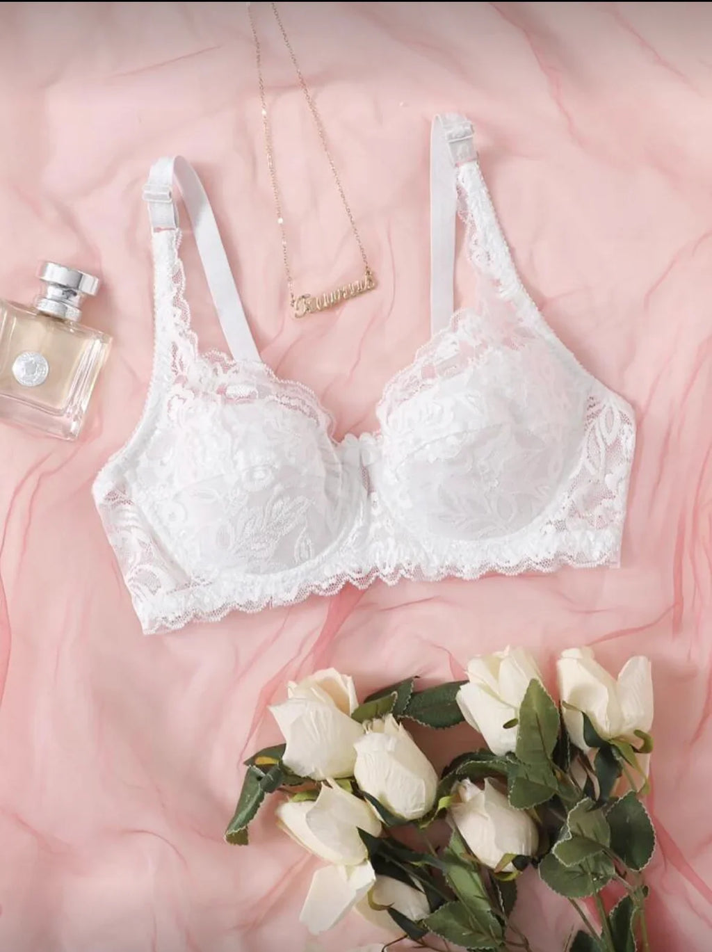 Lace Women's Bra Breast Cover Thin Cup Underwear Underwire Adjustable Push Up Bras Sexy Bralette Lingerie