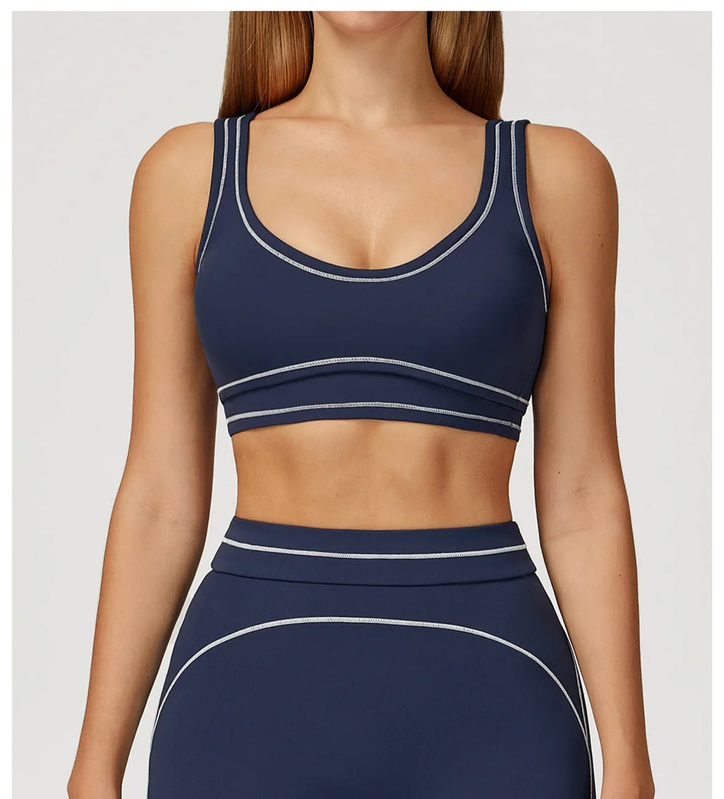 Breathable Sports Bra Women Shockproof Fitness Tops Push Up Gym Crop Top Brassiere Sport Bras Gym Workout Top Summer Yoga Bra