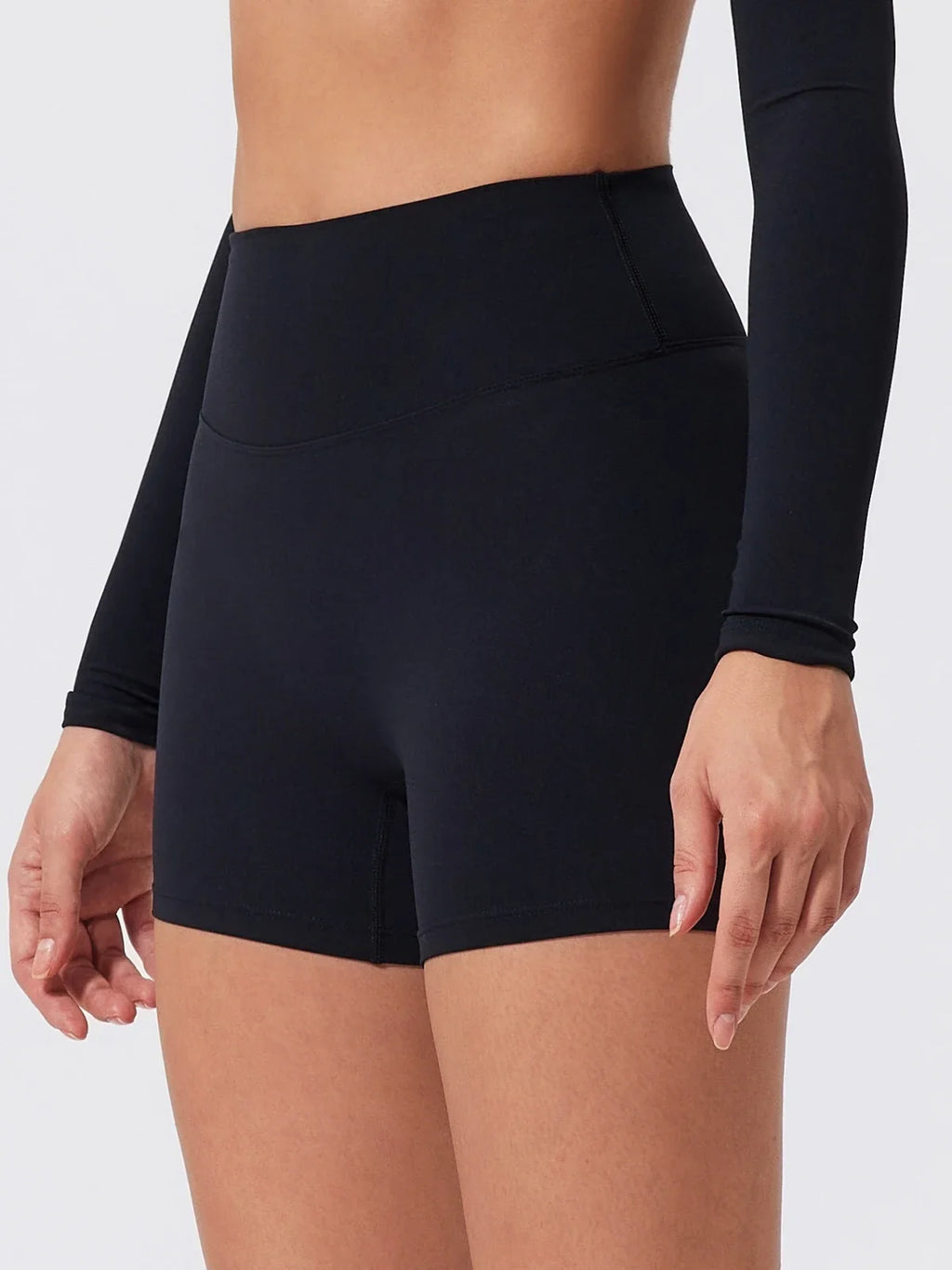 Hearuisavy Summer Elastic Scrunch Yoga Shorts Push Up Gym Leggings Cycling Workout Short Women Quick-Dry High Waist Sports Pants