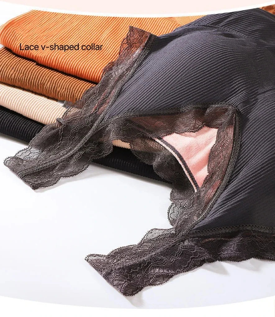 Thermal Underwear Plus Size Vest Thermo Lingerie Women Winter Clothing Warm Top Inner Wear Thermal Shirt Undershirt Intimate