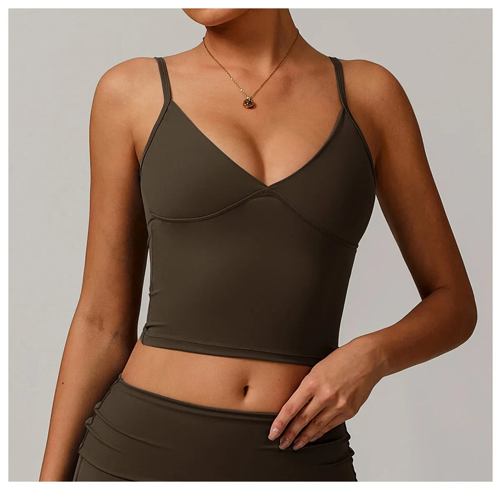 Women Sports Underwear Yoga Top Vest High Shockproof Quick-drying Yoga Gym Bra Push Up Running Fitness Bras Ladies Sportswear