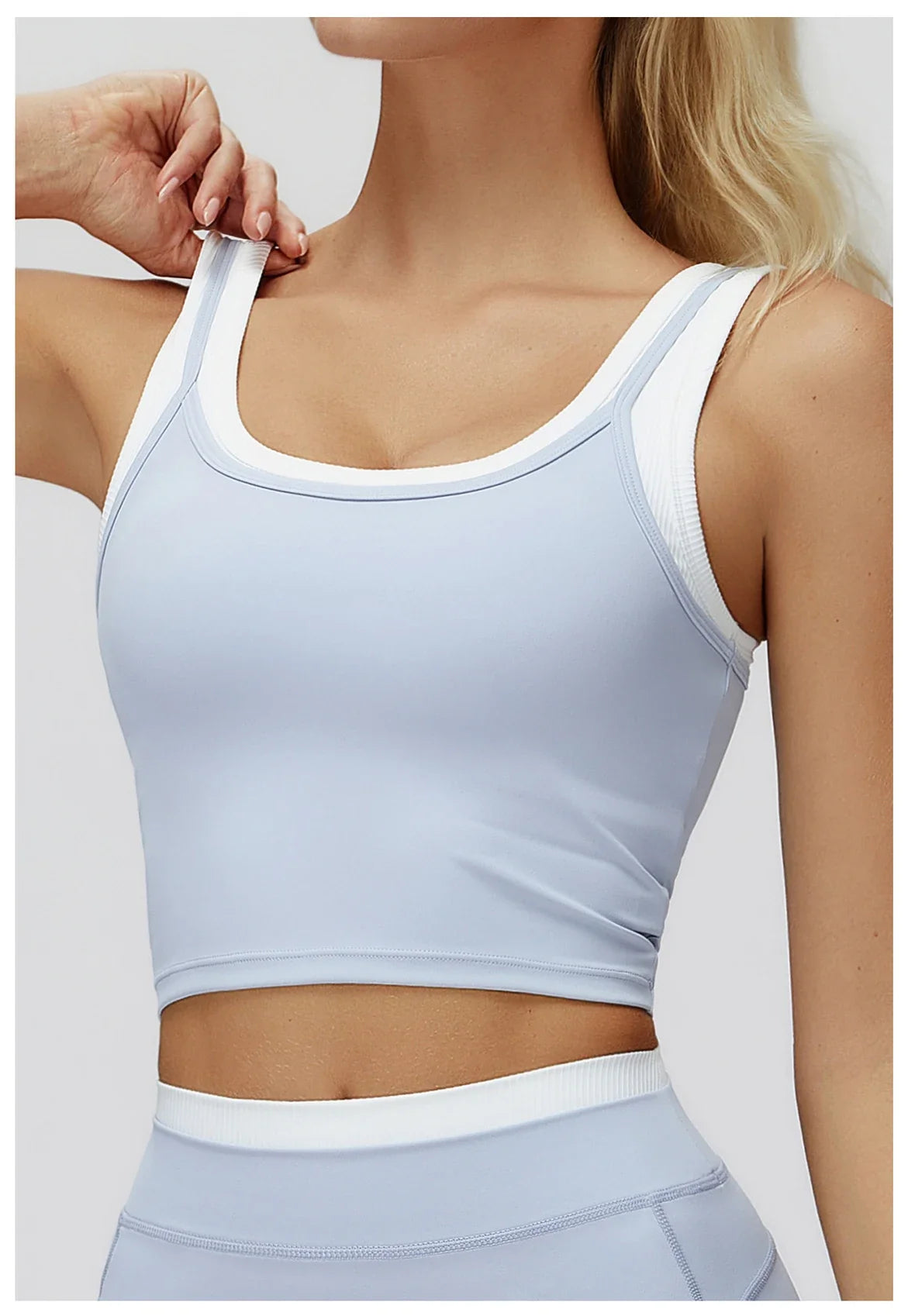 Color Blocked Fitness Bra Workout Tops Gym Underwear Fitness Sports Bras Athletic Sport Bra Women Backless Gym Yoga Crop Top